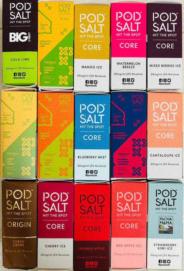 Buy Pod Salt Nic Salts Online – Best Flavours for Reusable Vape Devices | Express Delivery in Hyderabad