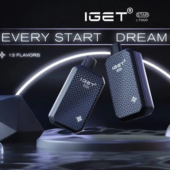 Buy IGET Star – Disposable Vape 7,000+ Puffs Online | Express Delivery in Hyderabad