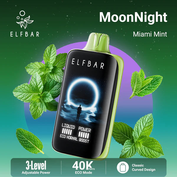 Buy Elfbar Moon Night 40,000 Puffs Online - Disposable Vape (All Flavours) | Express Delivery in Hyderabad