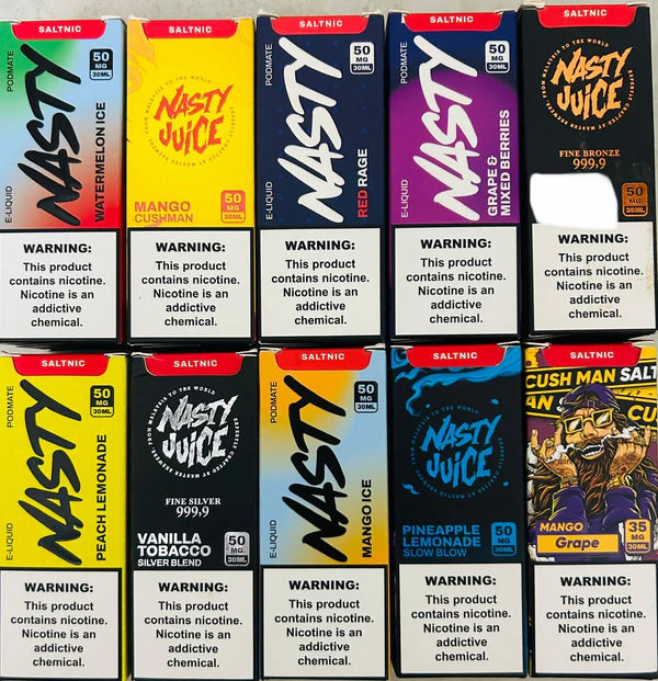 Buy Nasty Salt Nicotine 35mg & 50mg Online | Express Delivery in Hyderabad