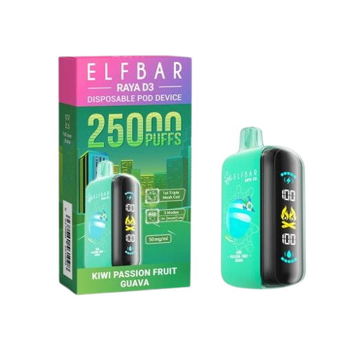 Buy Elfbar Raya D3 – 25,000 Puffs Online (All Flavours) | Express Delivery in Hyderabad