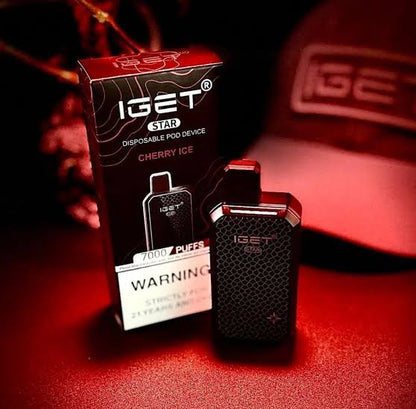 Buy IGET Star – Disposable Vape 7,000+ Puffs Online | Express Delivery in Hyderabad