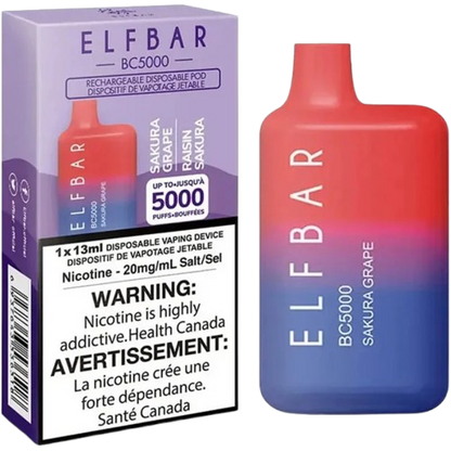 Buy Elfbar BC5000 – 5000 Puffs Disposable Vape Online | Express Delivery in Hyderabad
